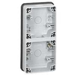 LEGRAND - Plexo66 boîtier 2 postes VERT.-IP66-IK08 - 090492