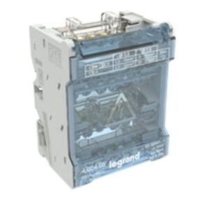 LEGRAND - Répartiteur modulaire 4P 100A - 7 connexions à vis - 26kA - 4 modules - 400405