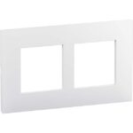 LEGRAND - Valena Next plaque 2 postes 57mm blanc brillant - 741108L