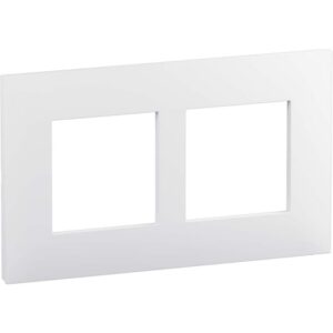 LEGRAND - Valena Next plaque 2 postes 57mm blanc brillant - 741108L
