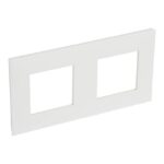LEGRAND - Valena Next plaque 2 postes hor/vert entraxe 71mm blanc - 741102