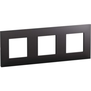 LEGRAND - Valena Next plaque 3 postes 71mm noir mat - 741153L