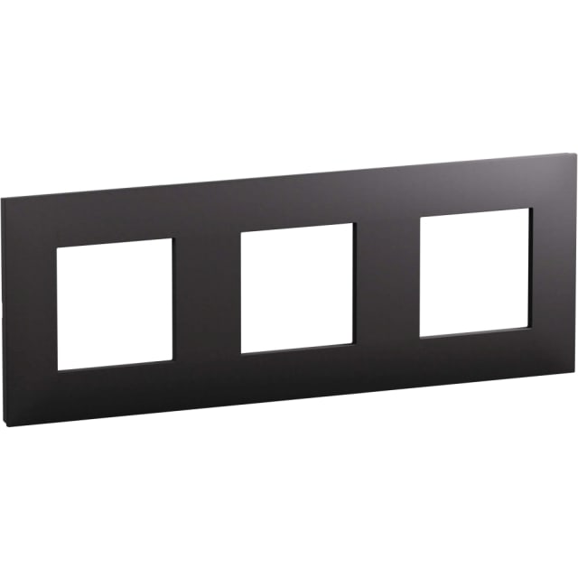 LEGRAND - Valena Next plaque 3 postes 71mm noir mat - 741153L LEGRAND - Valena Next plaque 3 postes 71mm noir mat - 741153L