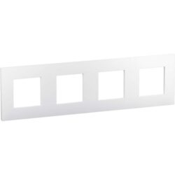 LEGRAND - Valena Next plaque 4 postes 71mm blanc brillant - 741104L