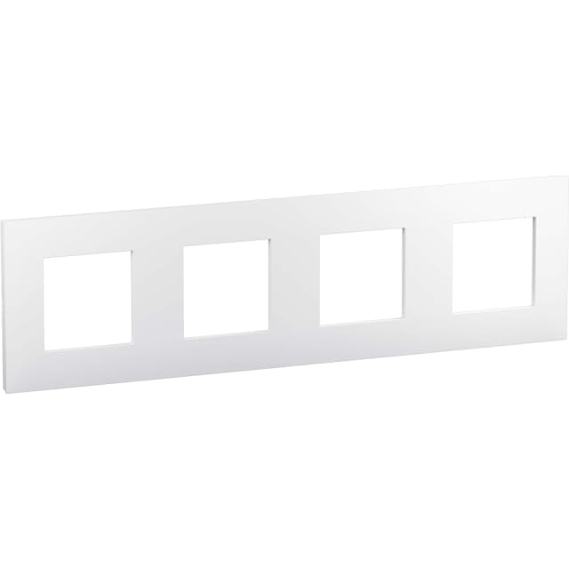 LEGRAND - Valena Next plaque 4 postes 71mm blanc brillant - 741104L LEGRAND - Valena Next plaque 4 postes 71mm blanc brillant - 741104L