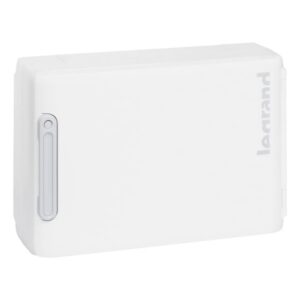 Détails visibles de Coffret électrique saillie 18 modules porte opaque pour Coffrets en saillie