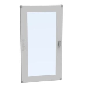 Détails visibles de Porte vitrée XL³HP 160 acier IP40 1050 mm pour Portes et plastrons pour coffrets