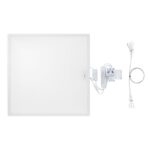 Détails visibles de Dalle LED encastrable 595x595 32W 4000K capteur PIR pour Panneaux LED