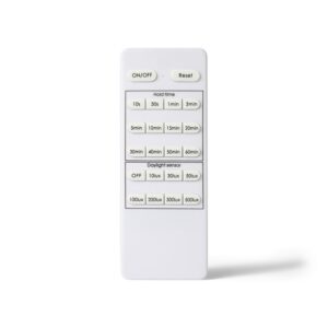 Télécommande pour panneau de capteurs AC, configuration visible