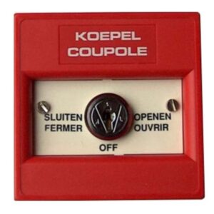 Limotec - COMPACT-PRIOR interrupteur à clé rouge (clé 603) commande à clé prioritaire sup - 730110A
