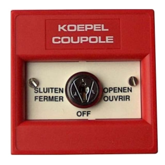 Limotec - COMPACT-PRIOR interrupteur à clé rouge (clé 603) commande à clé prioritaire sup - 730110A Limotec - COMPACT-PRIOR interrupteur à clé rouge (clé 603) commande à clé prioritaire sup - 730110A