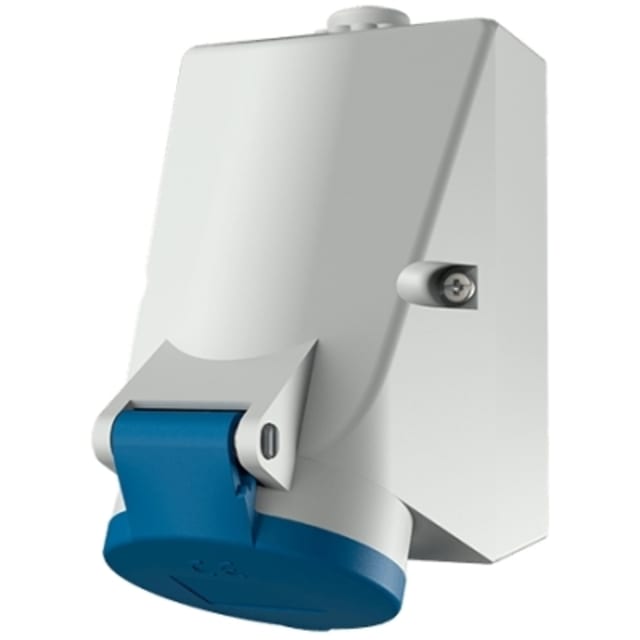 MENNEKES - Prise murale 16A 4P 9H 230V bleu IP44