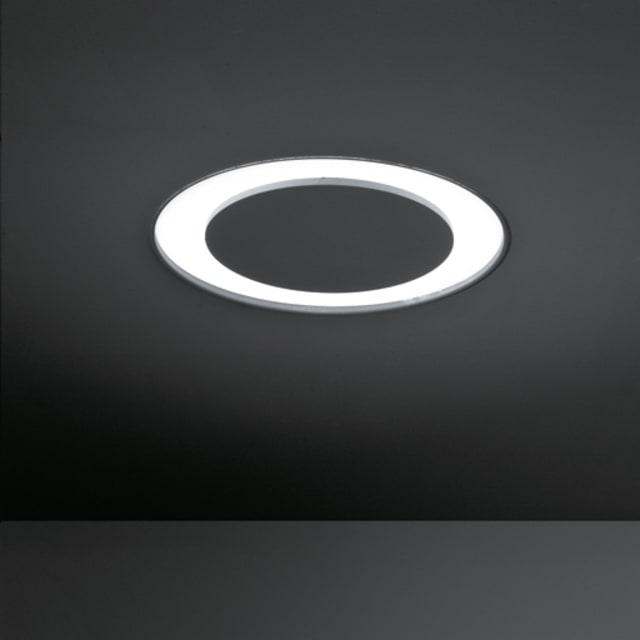 MODULAR - Downut spot encastré 1x55W T5C Gx13 non dimmable structure blanc 117x350mm - 11030109
