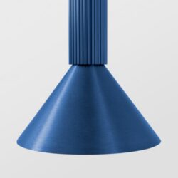 Suspension LED bleue 2700K faisceau large, configuration visible