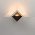 MODULAR - Impulse Square Wall 1x LED 2700K Trailing Edge DI Black Structure - 13770832