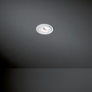 Spot encastré aluminium IP44 12V QR-CBC 51, configuration visible