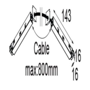 MODULAR - Pista track 48V electrical/mechanical connection flexible white struc - 13418309