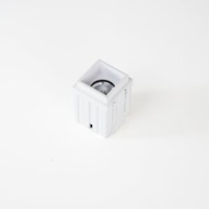 Détails visibles de Spot LED encastré carré blanc 4,3W 3000K IP55 pour Spots encastrés
