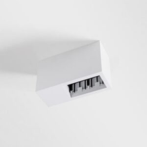 MODULAR - Qbini surface box 2x LED GE white struc - 13120109