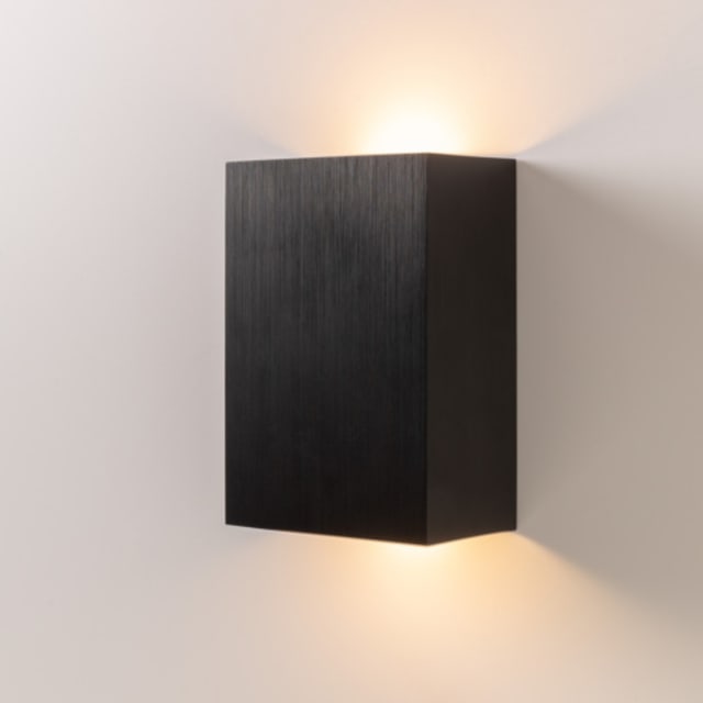 MODULAR - Sulfer Wall Up/Down 2x LED 2700K Trailing Edge DI Black Brushed - 13270043 MODULAR - Sulfer Wall Up/Down 2x LED 2700K Trailing Edge DI Black Brushed - 13270043