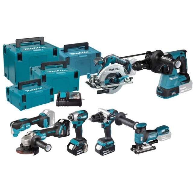 Makita - Combopack LXT 18V: set 7 pcs - DLX7012T3J