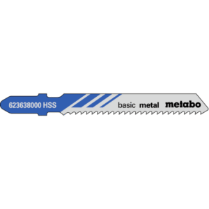 Lame de scie sauteuse métal HSS 51 mm pas 2 mm, configuration visible