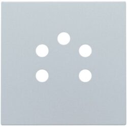 Détails visibles de Enjoliveur de prise téléphone 5 pôles sterling pour Enjoliveur multimédia