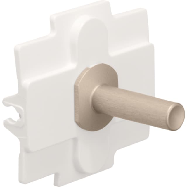 Manette pour interrupteur acier NIKO Toggle détail produit Manette pour interrupteur acier champagne, finition steel champagne coated