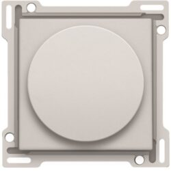 Manette variateur rotatif gris clair, configuration visible