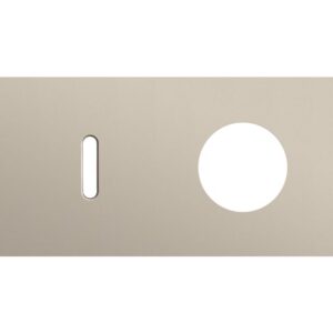 NIKO - PLAQUE DBL H71 PR 1 COMMUT SMPL + 1 PRISE