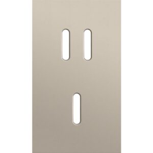 NIKO - PLAQUE DBL V60 PR 1 COMMUT DBL + 1 COMMUT SMPL