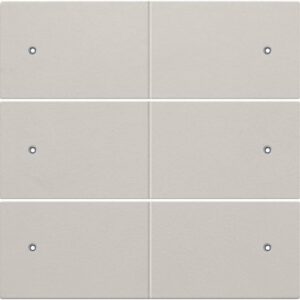 NIKO - Set de finition pour bouton-poussoir sextuple