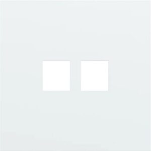 NIKO - plaque simple pour 2 conn rj45