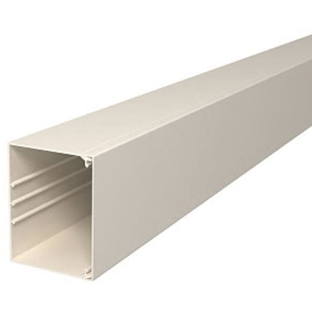 OBO BETTERMANN - Goulotte mural avec couvercle WDK 100x130 blanc RAL9001 - 6026273