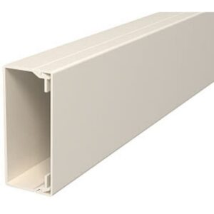 Goulotte murale avec couvercle 40x90 blanc, configuration visible