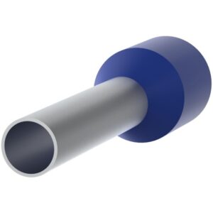 Détails visibles de Embout de câble isolé 2,5 mm² bleu 12 mm pour Embouts de câblage