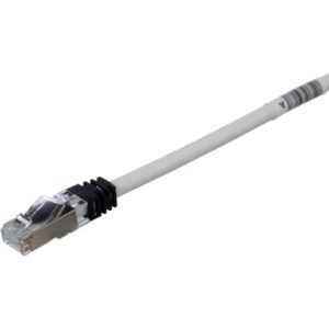 Détails visibles de Câble réseau RJ45 Cat 6A S/FTP gris 2 m pour Cordons patch RJ45