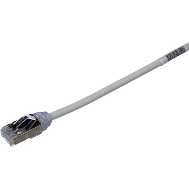 PANDUIT - Patchcord koper CAT6A S/FTP 28AWG 2m gris + 2 modulair TX Plus Plug - STP28X2MIG