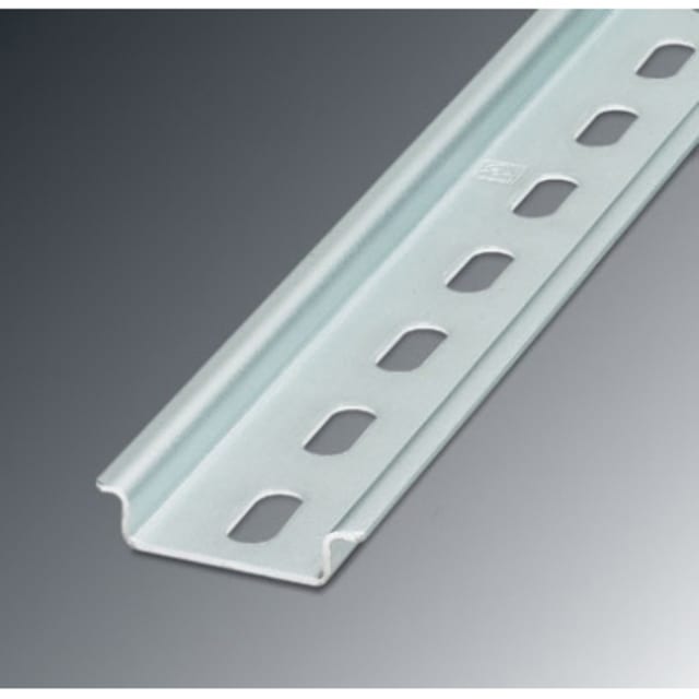 Rail DIN perforé 35 PHOENIX CONTACT détail produit Rail DIN perforé 35 x 7,5 mm 2 m EN 60715, configuration visible