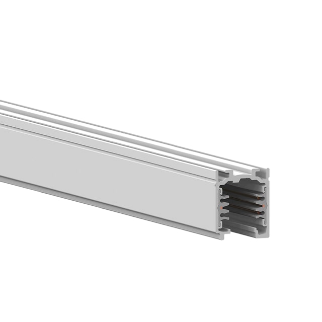 PIL - OneTrack 3-fase rail RAL9010 4 meter On/Off blanc - 3125442