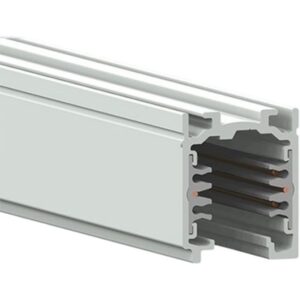 PIL - OneTrack 3-phase rail RAL9010 1 mètre On/Off blanc - 3125439
