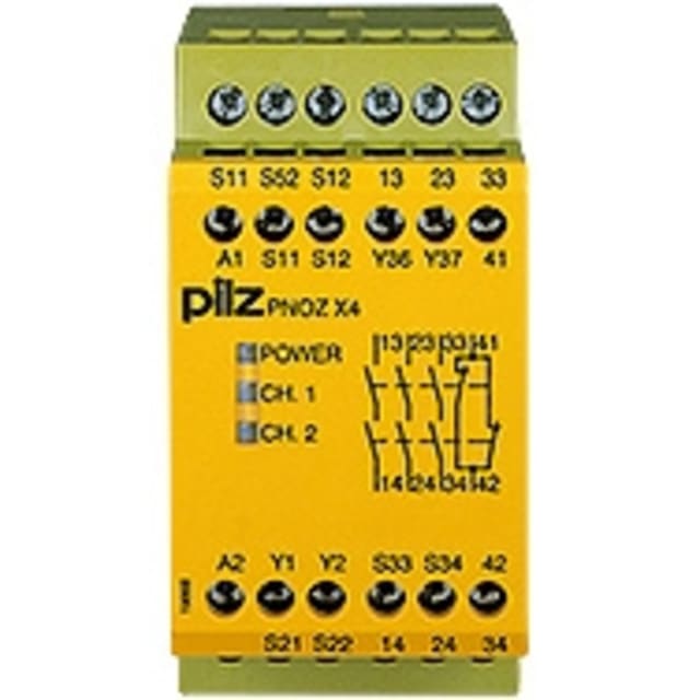 PILZ - Surveillance d'arrêts d'urgence PNOZ X4 24VDC - 774730