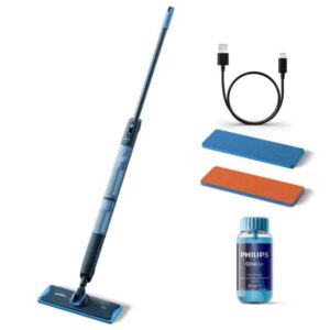 Philips Consumer - Nettoyeur de sol électrique OneUp + lingette de rechange extra on pack - BXA0109/00