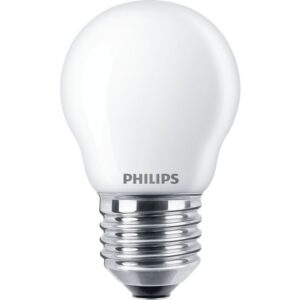 Détails visibles de Ampoule LED sphérique E27 2,2W 2700K 250lm CorePro pour Ampoules E27