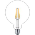 Détails visibles de Ampoule LED G120 dimmable E27 5,9W 2700K 806 lm CRI90 pour Ampoules E27