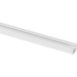 Prolumia - Aluminium profile 2m blanc RAL 9003 mate monté 15mm blanc - 46291351