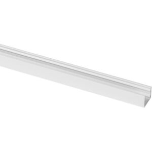 Prolumia - Aluminium profile 2m blanc RAL 9003 mate monté 15mm blanc - 46291351