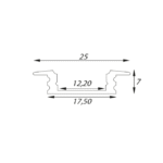 Prolumia - Eco-Line alu profile encastré 7mm L=2m - 46291130 – Image 2