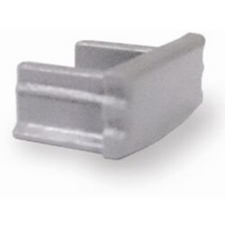 Embout de finition pour profilé LED 7 mm, configuration visible
