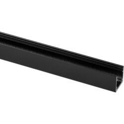 Prolumia - Profil aluminium 3m noir RAL 9005 mat - 46291305
